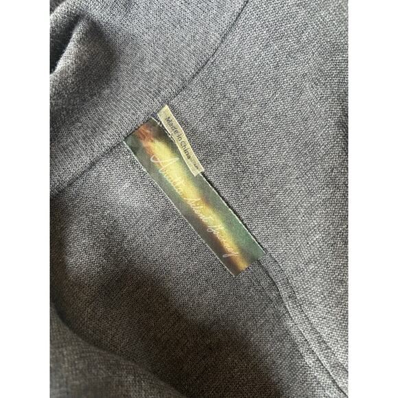 Aratta Silent Journey Drapey Asymmetrical Wrap Cardigan Navy Blue S Edgy Boho - Picture 11 of 11